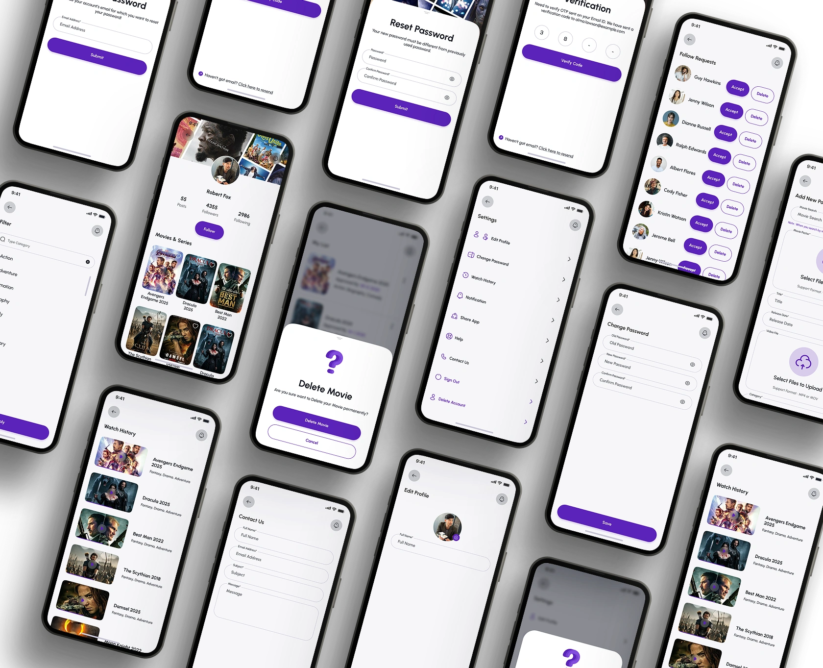 Tenant App Screens