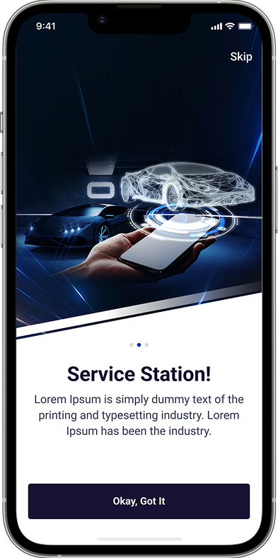 Find Nearby Fuel App Screen