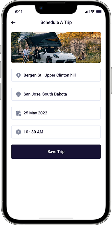 Find Nearby Fuel App Screen