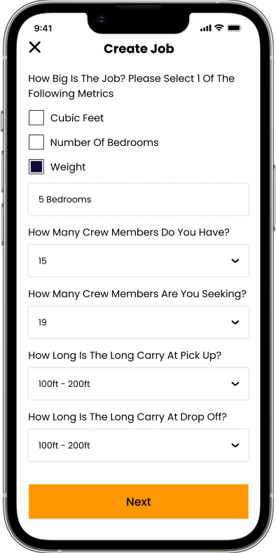 app screen
