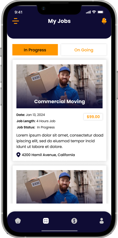 app screen