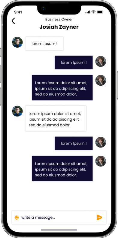 app screen