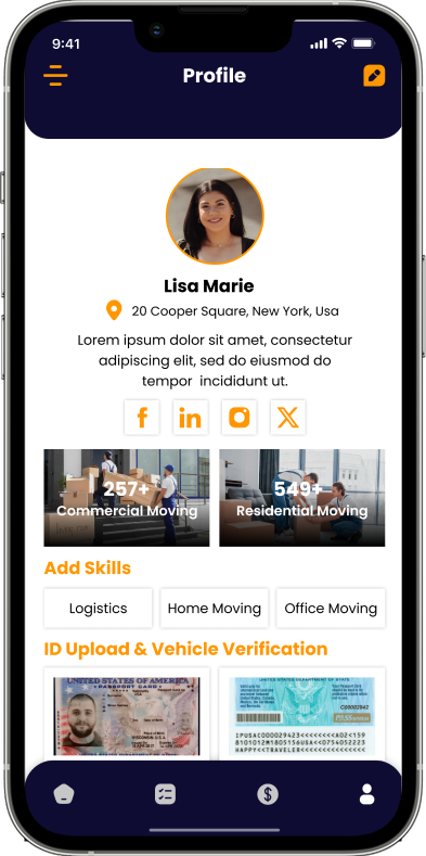 app screen