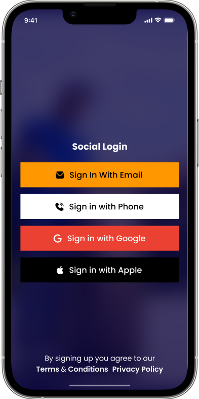 app screen