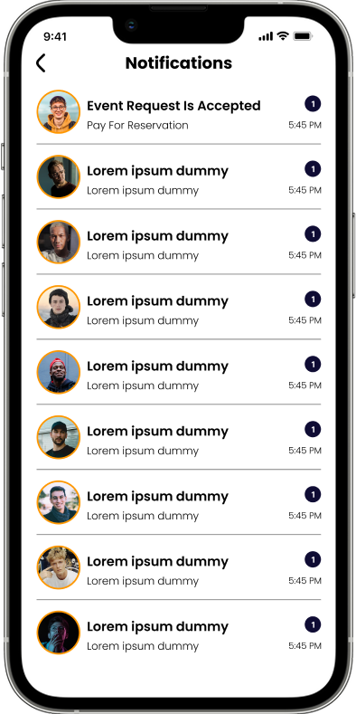 app screen