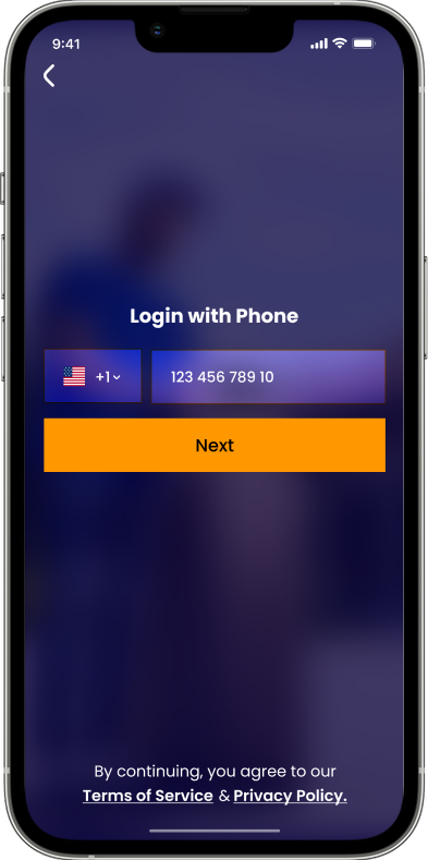 app screen